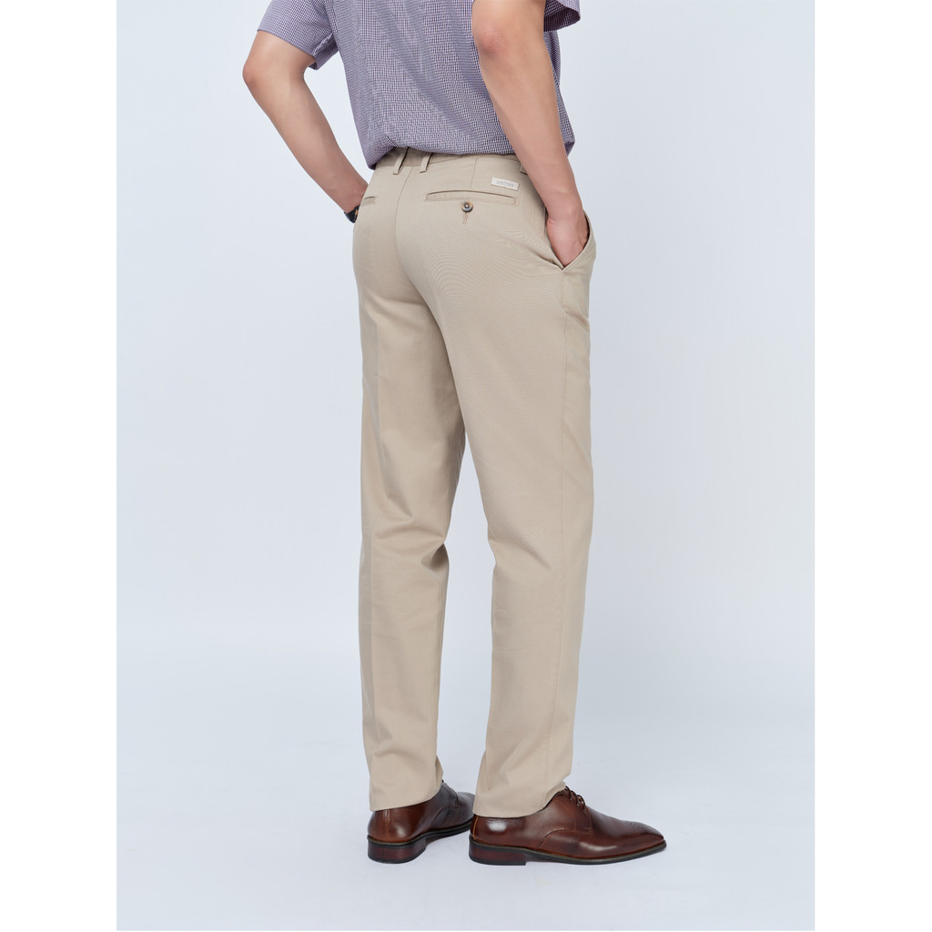 Quần Khaki 1 ply VIETTIEN SMART vải cotton phom REGULAR VT00000301