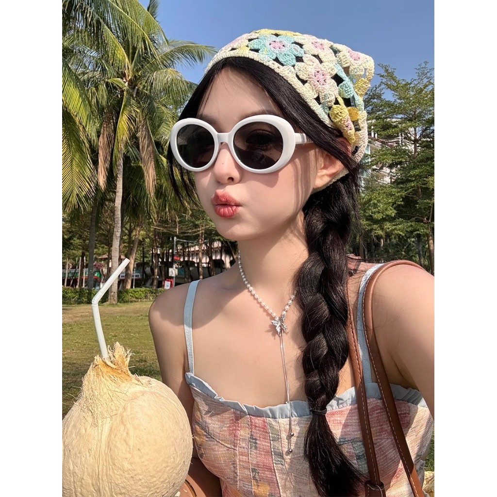 Đẹp Nhiều Màu Sắc Tam Giác Turban Đầu Kerchief Cotton Tóc Bandana Mũ