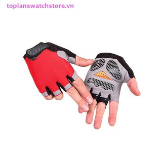 Toplanswatchstore Tập Gym Thể Dục Thoáng Khí Chống Trơn Trượt Nam Nữ Nửa Ngón Tay Mùa Hè Câu Cá Đi Xe Đạp Găng Tay Ngón Tay Nữ VN