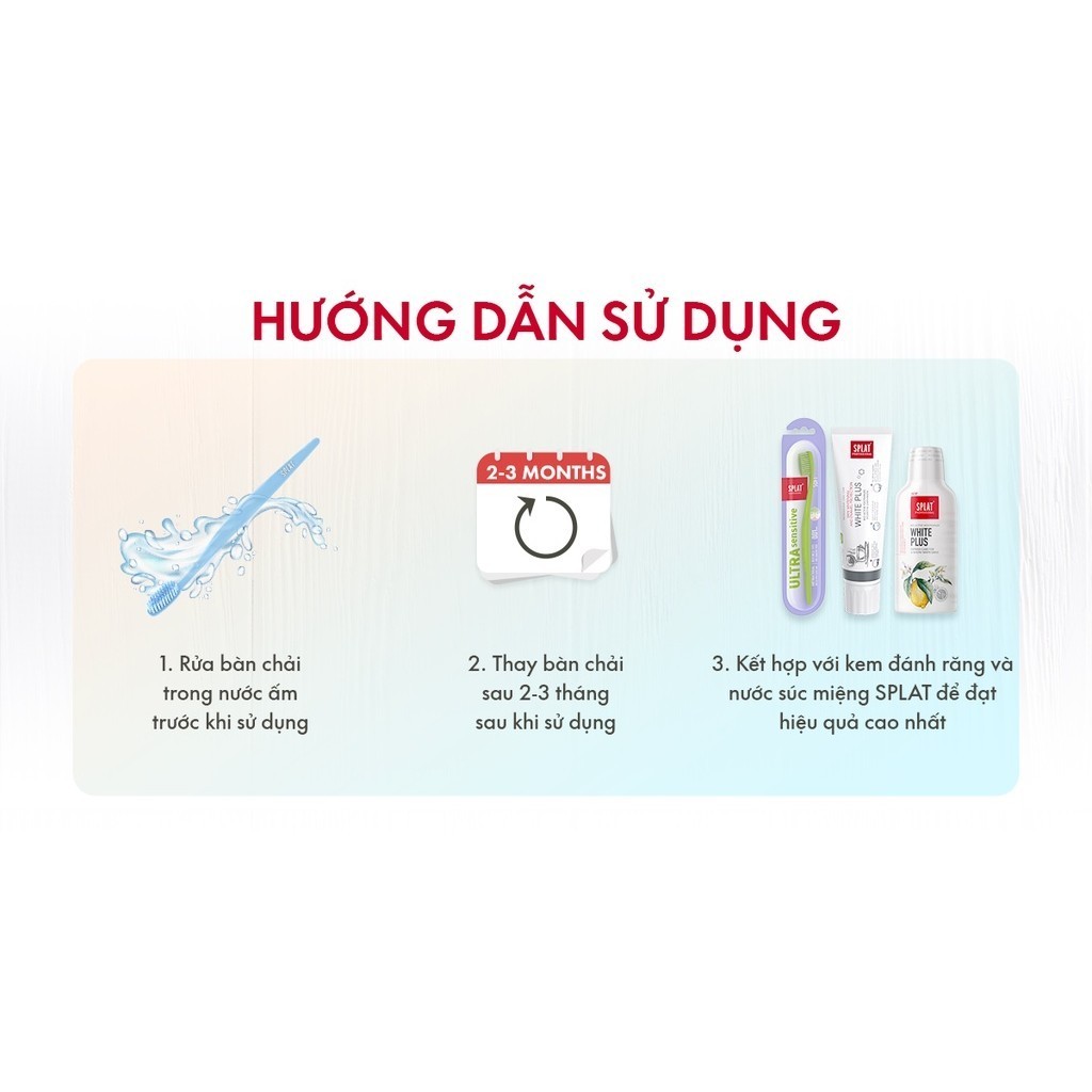 Mô tả Bàn Chải Đánh Răng SPLAT Sensitive Tráng Ion Bạc Kháng Khuẩn, Lông Chải Thiết Kế Bảo Vệ Răng Và Nướu Nhạy Cảm - Màu Xanh - 3