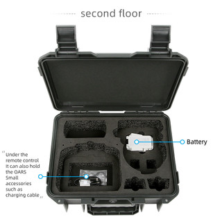 Dành cho túi đựng hộp chống cháy nổ DJI flip RC 2 / RC-N3 có màn hình điều khiển từ xa, bình nước bảo vệ tay, hộp đeo chéo lật di động ngoài trời, phụ kiện máy bay không người lái