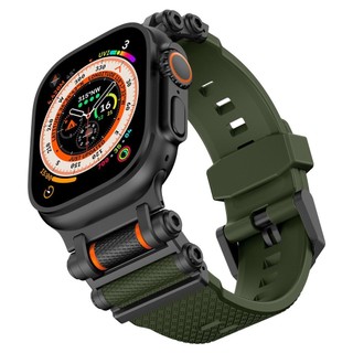 Dây đeo silicon kết nối bằng thép không gỉ chuyển cho Apple Watch Ultra 42 / 44 / 45 / 49 / 46mm i-watch Series Ultra11 / 10 / 9 / 8 / 7 / 6 / 5 / 4 / 3 / 2 / 1