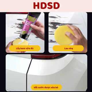 Sáp Tẩy Xoá Vết Xước Xe xoá vết xước xe ô tô kem tẩy vết xước oto xóa vết xước xe máy NGÓI HOME - TVX02