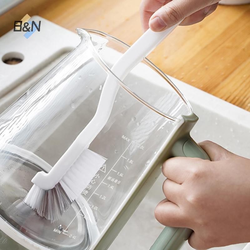 Bàn chải B & N Clean N Tay cầm dài Bình sữa bình thủy tinh Bàn chải sạch.