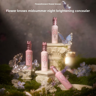 Flower Knows Brightening Concealer Nhận thức về hoa Kem che khuyết điểm dạng lỏng làm sáng giữa mùa hè Kem che khuyết điểm ban đêm giữa mùa hè Dòng đêm tập trung mềm Kem che khuyết điểm làm sáng da mặt