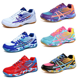 Giày cầu lông nam nữ có sẵn, giày bóng chuyền, giày tennis, đế cao su, giày tập luyện chống trượt, giày thể thao cặp đôi, giày tennis chuyên nghiệp, nhẹ, thoáng khí, chống trượt, hấp thụ sốc, giày bóng bàn, giày thể thao, giày bóng chuyền