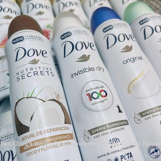 Xịt khử mùi cơ thể Dove 150ml