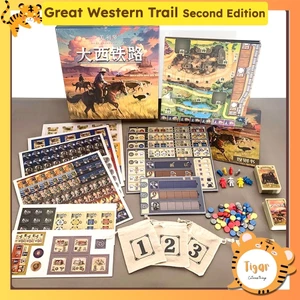 Boardgame Great Western Trail: Second Edition bản Trung Cao Bồi Miền Viễn Tây Tigar 2S5889