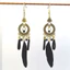 Bông tai tua rua lông vũ dài style dân tộc và Bohemian cao cấp, dành cho nữ yêu thích chụp ảnh và du lịch