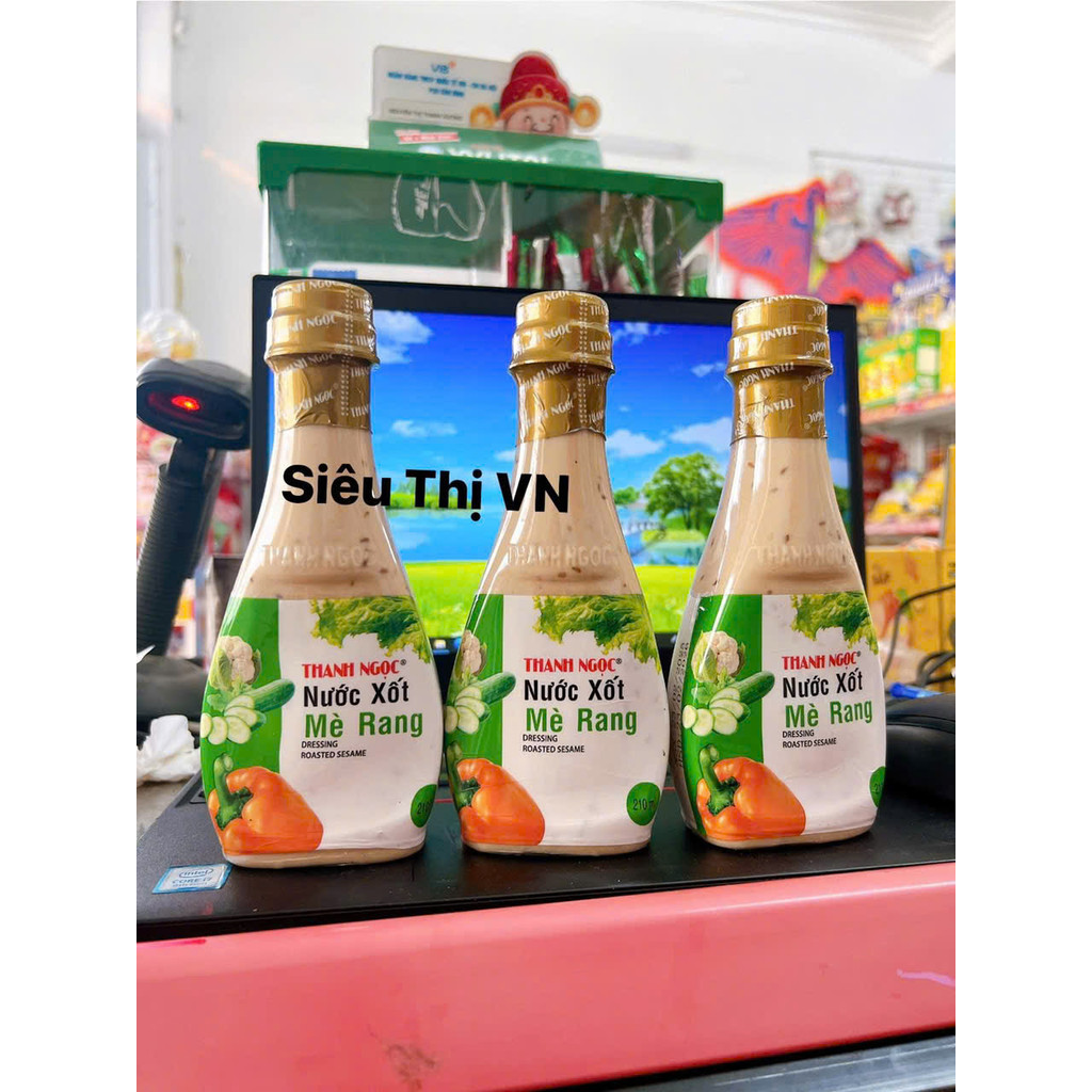 Combo 2/3 chai Nước Chấm Mè Rang Thanh Ngọc Chai 210g | Shopee Việt Nam