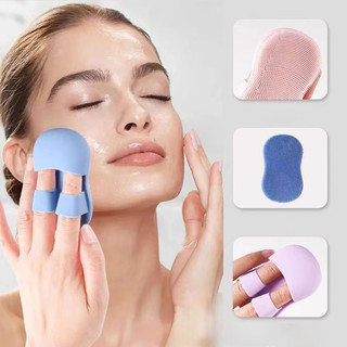 Máy Chà Mặt Nhiều Màu Sắc Mini Facial Brush Silicone Wash Tẩy Tế Bào Chết Miếng Lót Cầm Tay Làm Sạch Bàn Chải Dụng Cụ