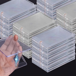1 / 3 / 5 Chiếc Hộp Đựng Thẻ Nam Châm Mạnh - Hộp Trưng Bày Thẻ Vuông - Dụng Cụ Bảo Vệ Ảnh - Dành Cho Game, Anime, Thẻ Ngôi Sao - Tay Thẻ Bảo Vệ Trong Suốt