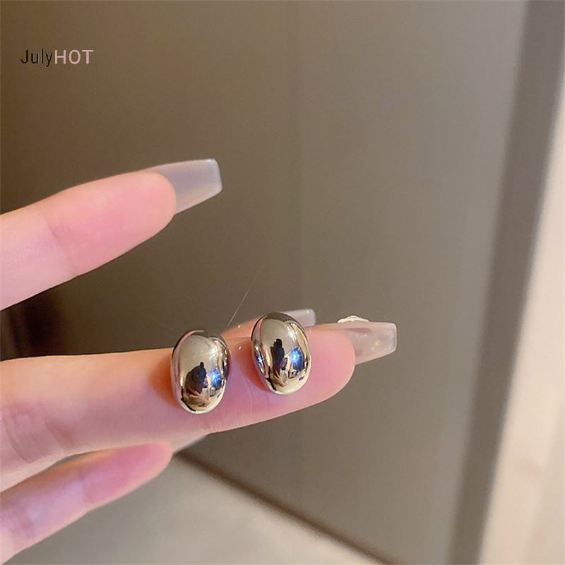 Julyhot Đơn Giản Hình Hạt Đậu Đồng Hợp Kim Thả Bông Tai Nữ Hàn Quốc Bông Tai Trang Sức Thời Trang Goth Dự Tiệc Bé Gái Phụ Kiện Massivedeals