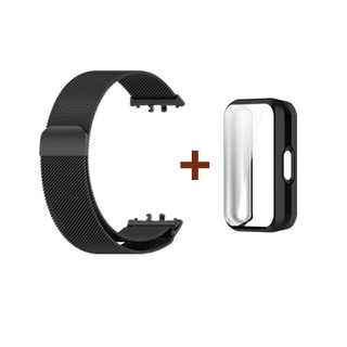 Dành Cho Samsung Galaxy Fit 3 Dây Đeo + Ốp Lưng Milanese Thép Không Gỉ Khóa Từ Dây Đeo Cho Galaxy Fit3 SM-R390 Vòng Tay Cổ Tay
