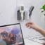Giá đỡ điều khiển từ xa CATIYAHA, Hộp lưu trữ đa năng dính, Giá treo TV điều hòa không khí cần đục lỗ