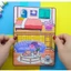 h35 Đồ chơi giấy ngồi nhà búp bê, đồ chơi giấy tocaboca toca boca Lâu đài nhỏ đồ , ngôi nhà kuromi