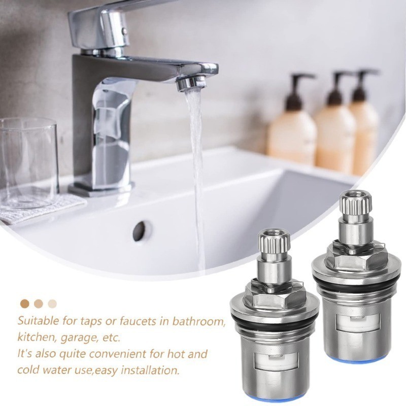 [Đặc sắc] Lõi van thép không gỉ - Nút chặn vòng - Hộp đựng vòi - Phụ kiện bồn rửa - Chống ăn mòn, Ngăn ngừa nhỏ giọt, chắc chắn - Dành cho phòng tắm, nhà bếp