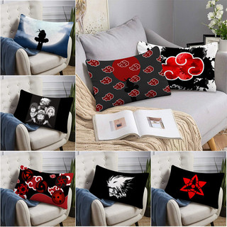 Hoạt Hình Gia Đình Sasuke Itachi Logo Hình Chữ Nhật Gối Anime Nhật Bản Naruto In Một Mặt Polyeste Sofa Đệm Trang Trí Nhà Cửa (Không Có Lõi)