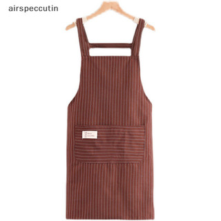 Airspecutin 1 Tạp dề không tay đơn giản Nhà bếp Tạp dề nấu ăn bằng vải Polyester gia dụng có túi Bảo vệ quần áo cho thợ cắt tóc Họa sĩ đầu bếp EN