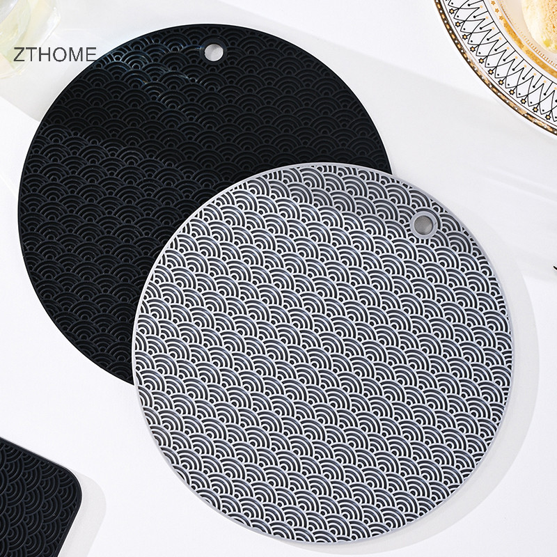 Zthome Silicone Cảm Ứng Nấu Thảm Chống Cháy Bảo Vệ Tấm Nướng Cảm Ứng Bảo Vệ Phụ Kiện Nhà Bếp HOT