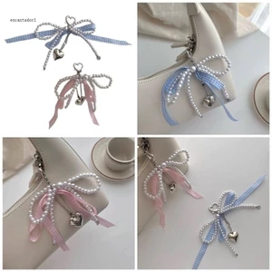 ✿ Túi Trái Tim Mặt Dây Chuyền Hạt Thanh Lịch Móc Khóa Hạt Thời Trang Cho Túi Chìa Khóa Điện Thoại