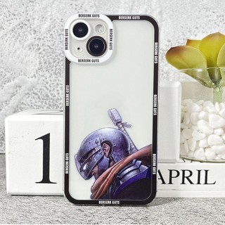 Ốp Lưng Cho Samsung S24 Ultra S23 Plus S22 S21 S20 S23 FE Note 10 Lite 10 Pro 20 J7 Prime A21S A15 A25 A02 A05S M23 Shell Anime Berserk Guts Bảo Vệ Camera Chống Sốc