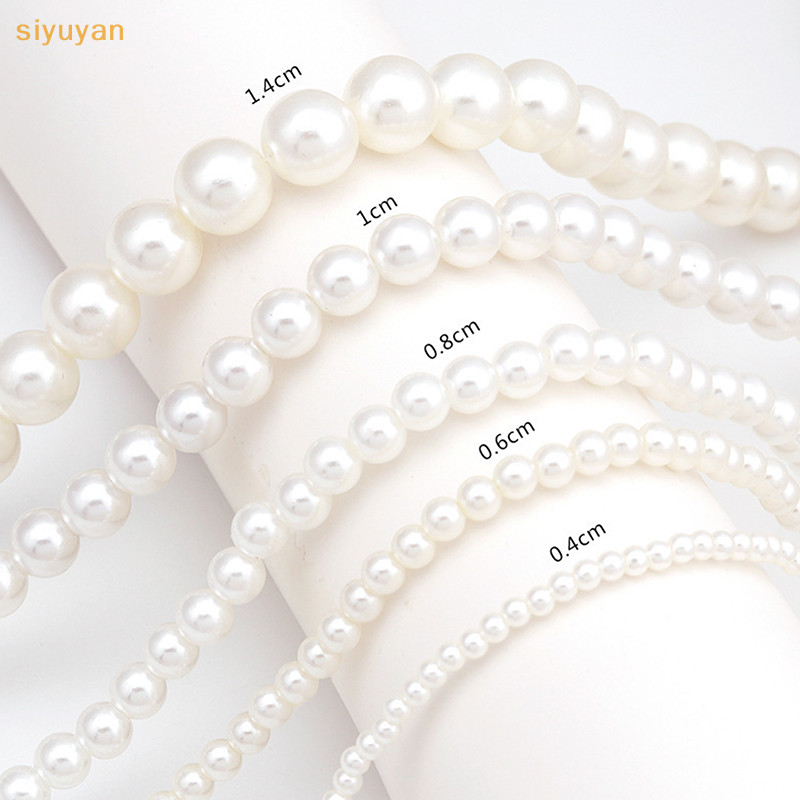 Siyuyan Thời Trang Đơn Giản Tính Khí Ngọc Trai Xương Đòn Dây Xích Dành Cho Nữ Cô Gái Cổ Điển Thanh Lịch Cưới Vòng Cổ Trang Sức Phụ Kiện Quà Tặng VN