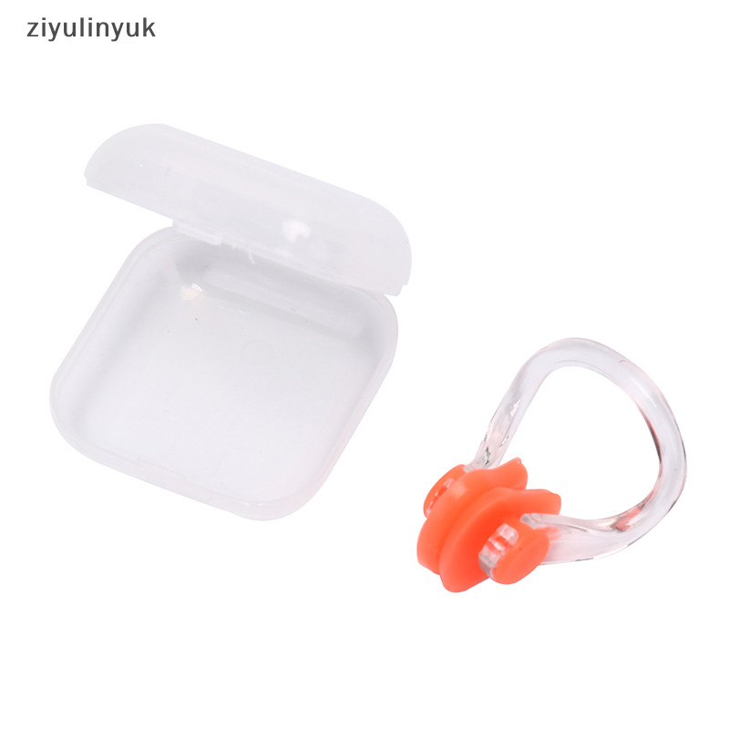 Ziyulinyuk Kẹp Mũi Đóng Hộp Silicon Mềm Mại Và Thoải Mái Người Lớn Trẻ Em Bơi Mũi Kẹp EN