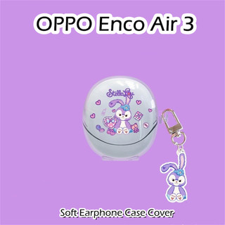 [imamura] Dành cho Ốp lưng OPPO Enco Air 3 Vỏ tai nghe silicon mềm hoạt hình trong suốt