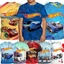 Racing Spirit: Áo thun in hình đua xe Hot Wheels dành cho trẻ em - Áo ngắn tay dành cho người hâm mộ ô tô trẻ trung
