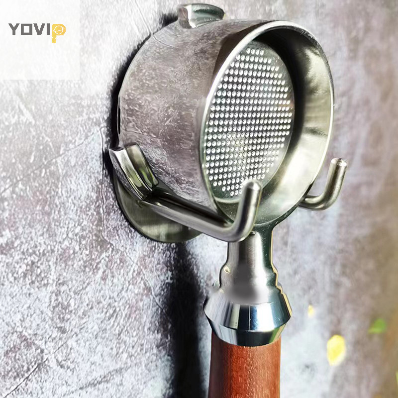 Yovip Tự Dính Đáy Cà Phê Portafilter Giá Treo Tường Cà Phê Đáy Lọc Giá Đỡ VN