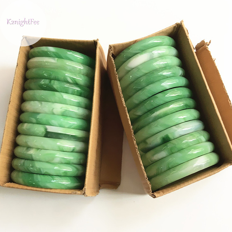K2nightfee Giả Ngọc Vòng Tay Xanh Nữ Vintage Vòng Tay Nữ Trang Sức Quà Tặng VN