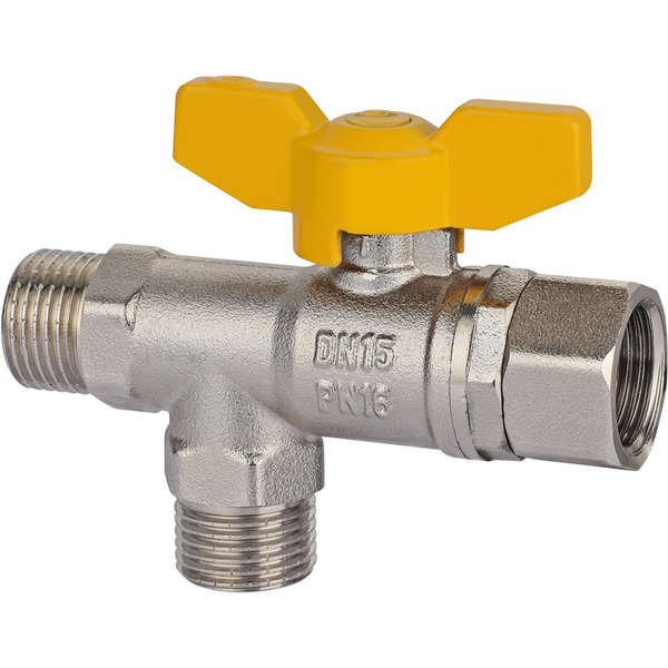 Công tắc van đồng Bộ chuyển đổi ống nước ba chiều Bộ chia nước Máy giặt Khớp một điểm Hai với khớp vòi van