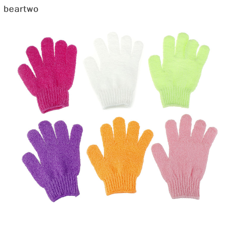 < Beartwo > Massage tắm bằng bọt biển toàn thân Găng tay tẩy tế bào chết tắm Găng tay đi tắm tẩy tế bào chết Đẹp