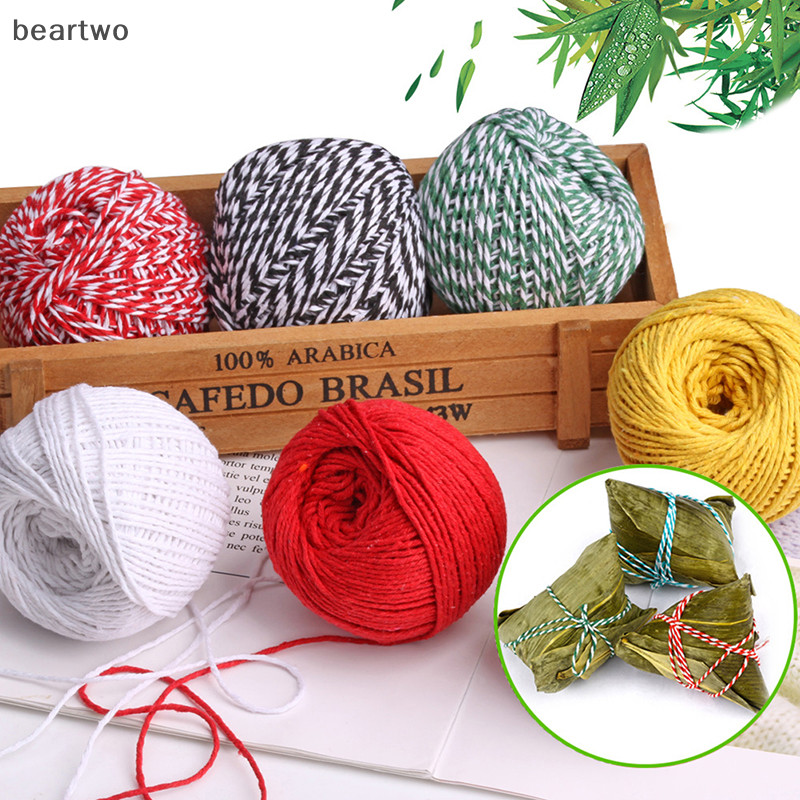 < Beartwo > 75m Dây buộc thịt bằng vải Cotton dành cho đồ tể nấu ăn Dây buộc thịt Xúc xích Dây buộc đẹp