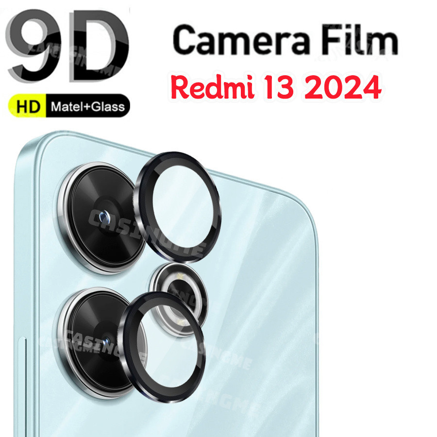 Redmi 13 2024 Bảo Vệ Ống Kính Máy Ảnh Kim Loại Vòng Máy Ảnh Dành Cho Redmi 13 4G Redmi13 13Redmi 4G 5G 2024 Camera Kính Cường Lực Bảo Vệ