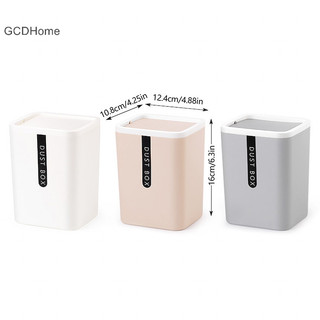 Gcdhome Nhỏ Nhẹ Thùng Rác Thùng Rác Có Thể Tiết Kiệm Không Gian Đồ lặt vặt Thùng Lắc 360 Độ Nắp Bảo Quản Xô HOT