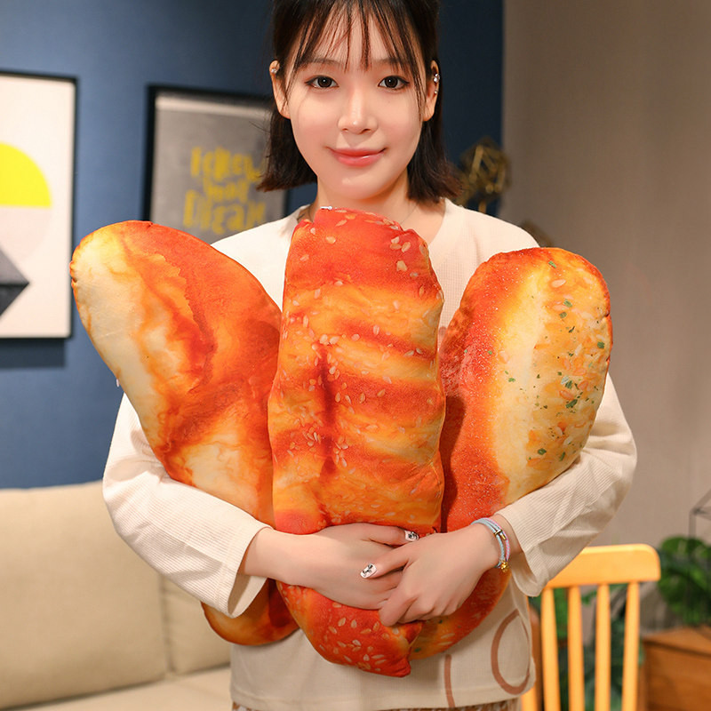 Rytanda Bánh Mì Sang Trọng Đồ Chơi Bánh Mì Nướng Gối Thực Phẩm Mô Phỏng Dễ Thương Bánh Mì Nướng Búp Bê Gối Cho Trẻ Em Quà Tặng Sinh Nhật, Quà Tặng Giáng Sinh Của Bạn Gái