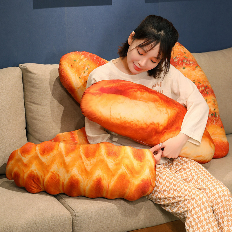 Rytanda Bánh Mì Sang Trọng Đồ Chơi Bánh Mì Nướng Gối Thực Phẩm Mô Phỏng Dễ Thương Bánh Mì Nướng Búp Bê Gối Cho Trẻ Em Quà Tặng Sinh Nhật, Quà Tặng Giáng Sinh Của Bạn Gái