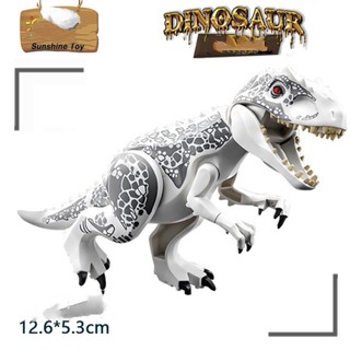 Kỷ Jura Tyrannosaurus Rex Khủng Long Khối Xây Dựng Trẻ Em Giáo Dục Sớm Xếp Hình DIY Lắp Ráp Khối Xây Dựng Đồ Chơi