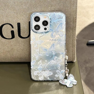 Ốp Lưng Hello Kitty Bướm Hợp Thời Trang Cho Xiaomi Redmi A5 15 15C Mi 15T Pro POCO M7 C71 C61 C54 C75 4G 5G Mặt Dây Chuyền Hoạt Hình Cô Gái Vỏ Điện Thoại