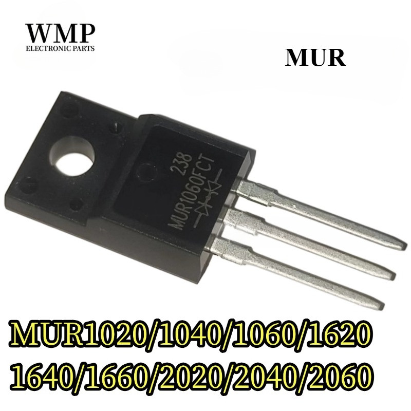 Diode chỉnh lưu phục hồi nhanh MUR1020 MUR1040 MUR1060 MUR1620 MUR 1640 ...