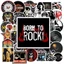 Hộp 50 Miếng Dán Sticker Hình ROCK BAND - Chống Thấm Nước Đa Năng Dùng Trang Trí Vali, Laptop, Tủ Lạnh | Gì Cũng In