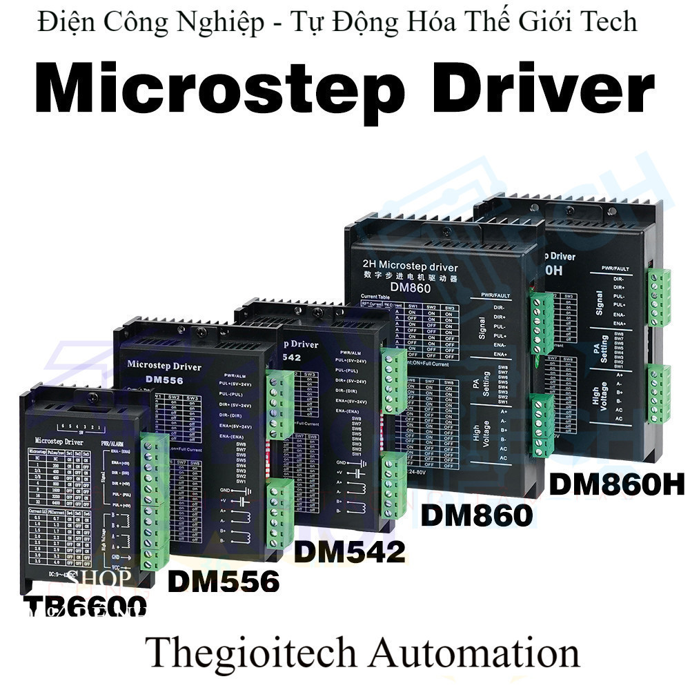 Trình điều khiển Microstep TB6600 DM542 DM556 DM860 DM860H Trình điều ...