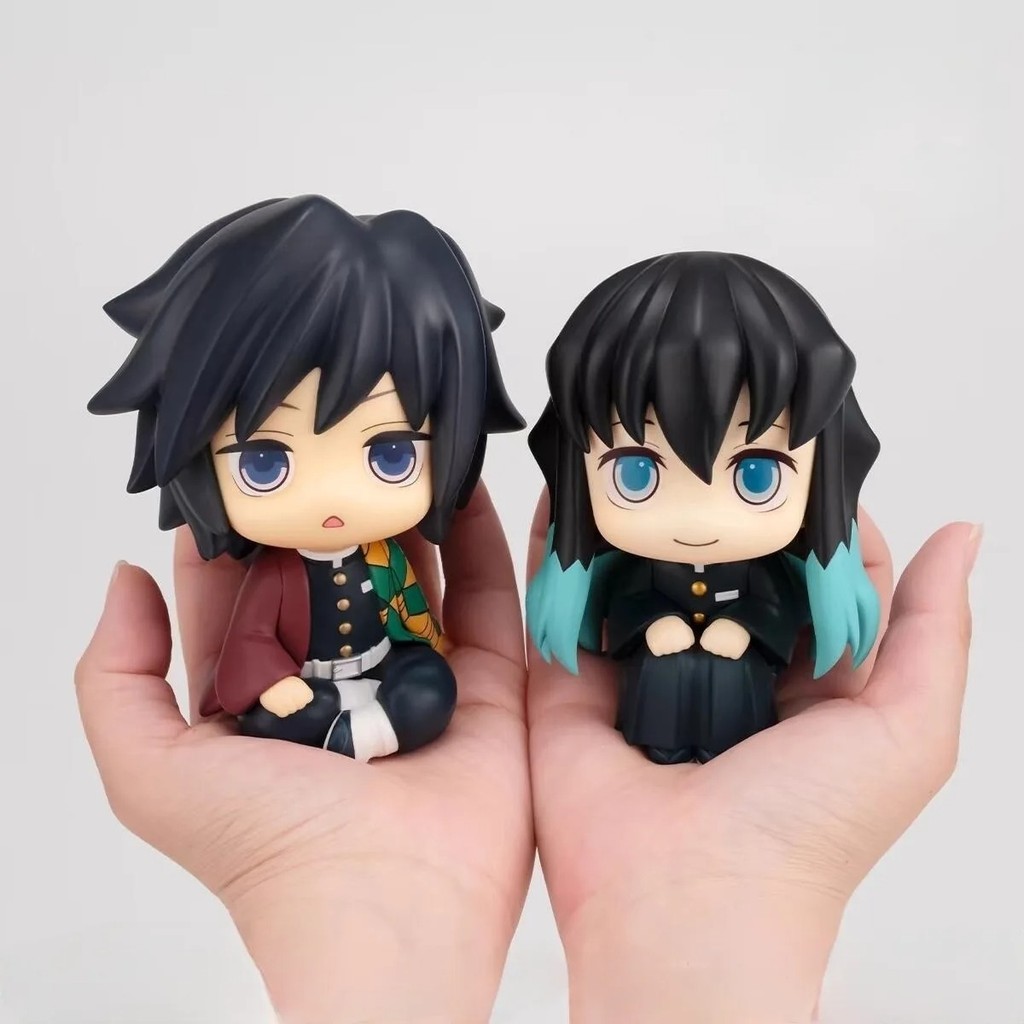 10cm Demon Slayer Anime Look Up Tomioka Giyuu Tokitou Muichirou Mô Hình Búp Bê PVC Đồ Trang Trí Phòng Trang Trí Đồ Chơi Trẻ Em