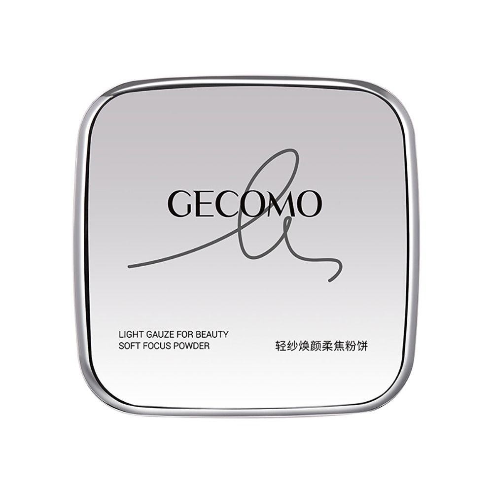 EBINLANDS Makeup Setting Pancake, Bột ép lấy nét mềm chống thấm nước mờ, Vỏ di động Blemishes Chống mồ hôi Làm sáng da Set Up Powder Daily Makeuo