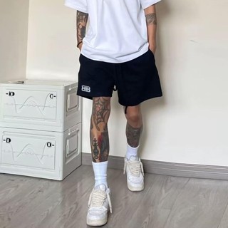 Quần short nam GKSSS Mỹ màu trơn đơn giản dáng rộng giản dị phong cách trung tính quần short thể thao