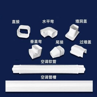 [Hơn 1.000 khách hàng lặp lại] Ống điều hòa trung tâm PVC vỏ bảo vệ trắng 75x65 cho máy lạnh