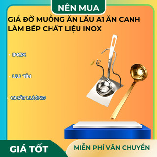 (giá khuyến mãi) Giá Đỡ Muỗng Inox giữ Muỗng Gọn Gàng, Hỗ Trợ Nấu Nướng Hiệu Quả