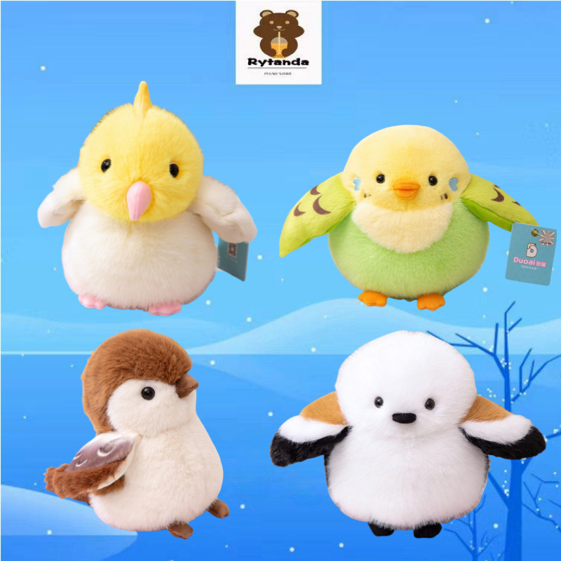 Sáng Tạo Chim Sang Trọng Đồ Chơi Dễ Thương Nhiều Màu Sắc Vẹt Sparrow Plushie Búp Bê Vui Nhộn Mô Phỏng Chim Đồ Chơi Nhồi Bông Mềm Mại Cho Bé Làm Nhẹ Nhà Búp Bê Trang Trí Máy Tính Để Bàn Trẻ Em Quà Tặng Sinh Nhật Đổi Quà Tặng Quà Tặng